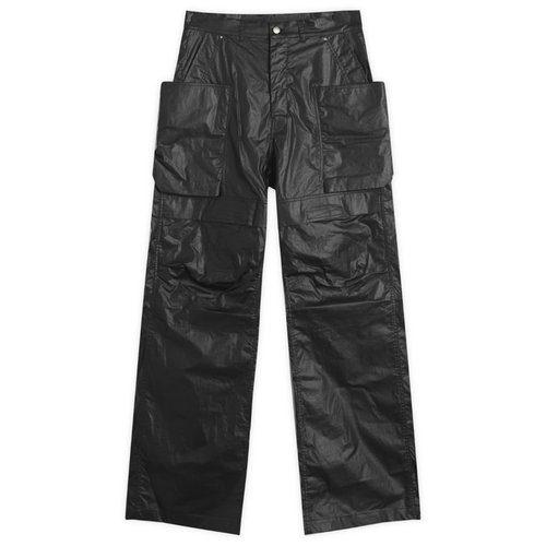 Rick Owens Coated Poplin Stefan Cargo - Black - RU02E1346-PCT-09