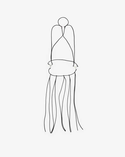 Rick Owens Cord Tank - Black - RR02E1457-LBL-09