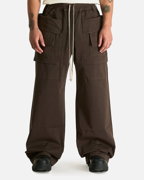 Rick Owens Creatch Wide Cargo Drawstring - Dark Dust - RU02E7394-TW-78-S