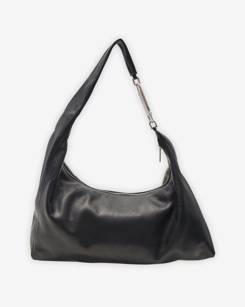 Rick Owens Cropped Gemini Bag - Black - RA01F0828-LCN-09
