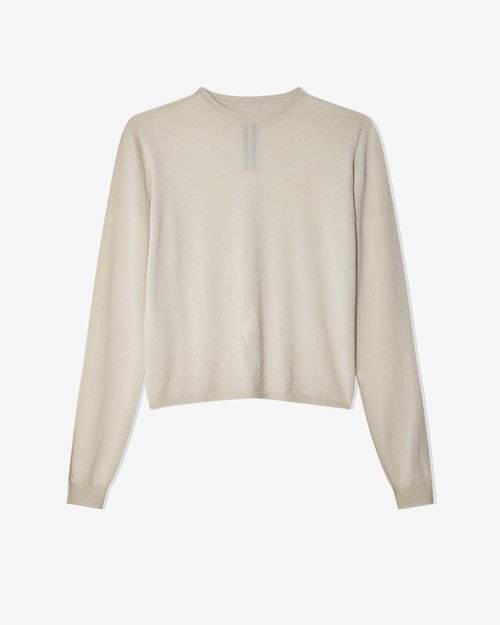 Rick Owens Cropped Level Sweater - Dinge - RU01E5630-WS-41