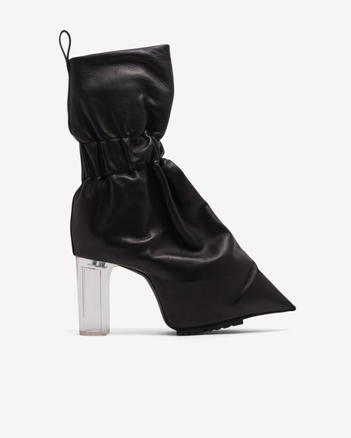 Rick Owens Cuffed Taquito Pull On - Black/Clear - RO01F6844 LCN0 90