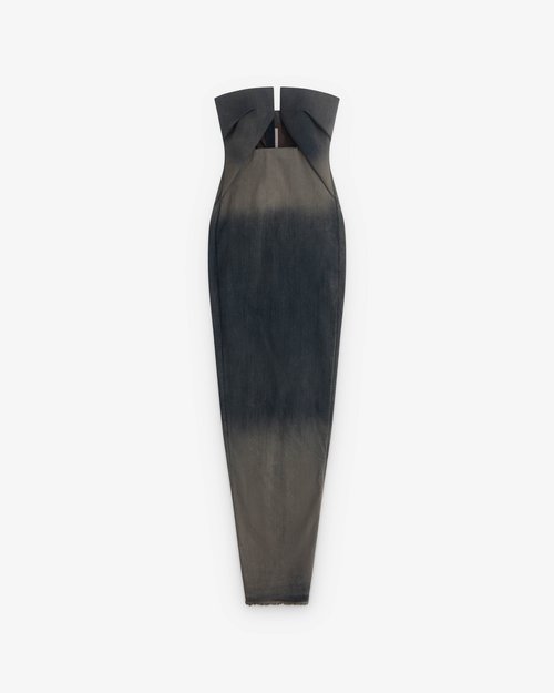 Rick Owens Denim Prong Dress - Dark Dust - RP02E4528-DK-EG