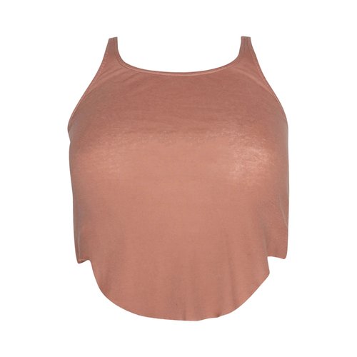Rick Owens DRKSHDW Basic Cropped Tank | Size S - RS01D1100-BH-13