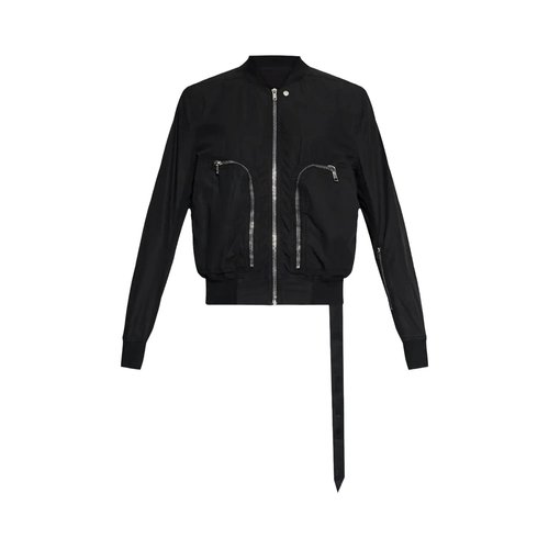 Rick Owens DRKSHDW Bauhaus Flight Bomber - Black - RU01F4784-CR-09