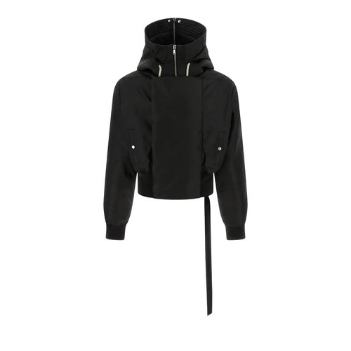 Rick Owens DRKSHDW Bomber Imbottito Cropped Alice Parka Jacket - RU02E7781-NCV-09