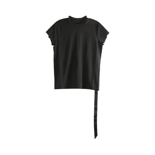 Rick Owens DRKSHDW Cropped Small Level T-Shirt - Black - RS01F4208-RN-09