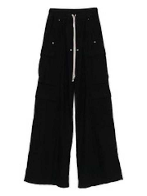 Rick Owens DRKSHDW Double Cargo Jumbo Belas Pants - Black - RS02E7324-CFL-09