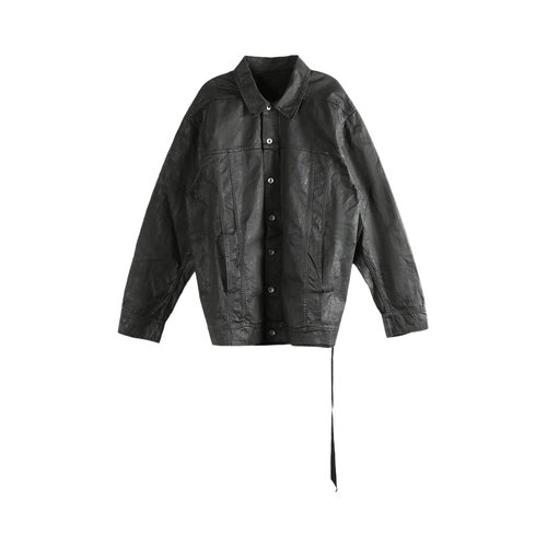 Rick Owens DRKSHDW Giacca In Denim Jumbo Worker Coat - RU01F4761-DBK-09