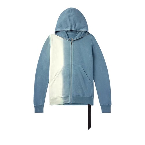 Rick Owens DRKSHDW Gimp Hoodie | Blue | Size L - DU01E3291 FDEG 86D