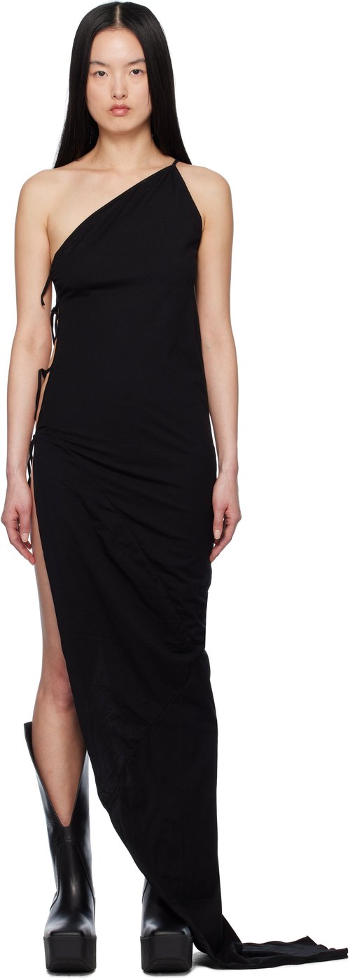 Rick Owens DRKSHDW Hollywood Taco Maxi Dress - Black - DS01E3516 RN09