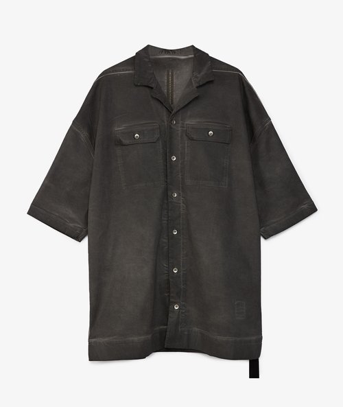 Rick Owens DRKSHDW Magnum Tommy Denim Shirt - RU01D1290-SCF-78