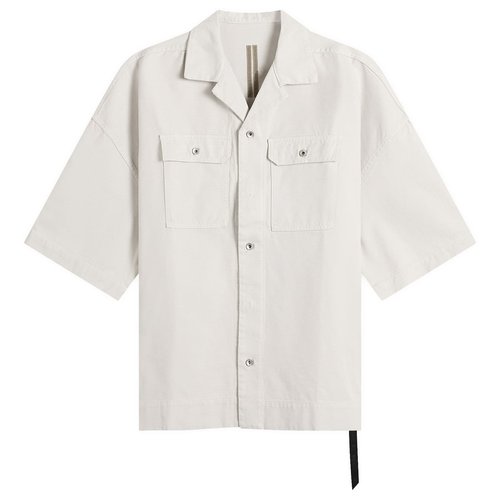 Rick Owens DRKSHDW Magnum Tommy Shirt - Milk Wash - RU01F4290-CVS-51