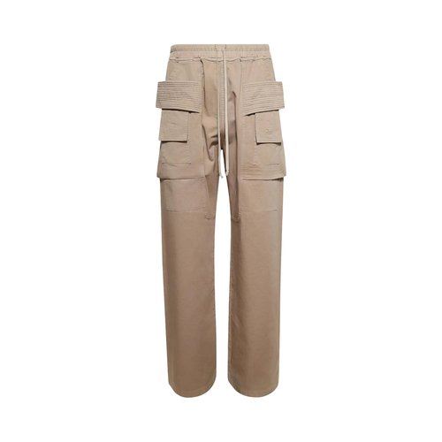 Rick Owens DRKSHDW Pantaloni Creatch Wide Cargo Drawstring Pants - RU02E7394-TW-88