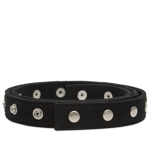 Rick Owens DRKSHDW Snaps Belt - Black - RA02E7441-BM-ES