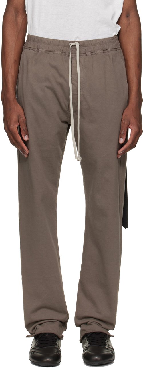 Rick Owens DRKSHDW Taupe Temple Berlin Drawstring Sweatpants - Dust - RU01F4392-RI-34