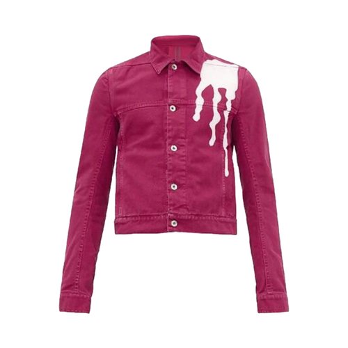 Rick Owens DRKSHDW Vomit Worker Jacket | Red | Size S - DU19F6752 DV