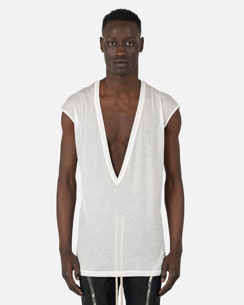Rick Owens Dylan T-Shirt 'Milk' - RU01B1157-UC-11 | Solesense