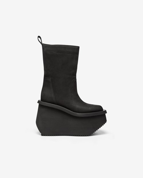 Rick Owens Factory Boots - Black - RR02E1883-LWN-09