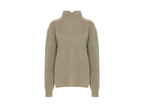 Rick Owens Fisherman Tabard Sweater - Dust - RP02D3648-KWV-34