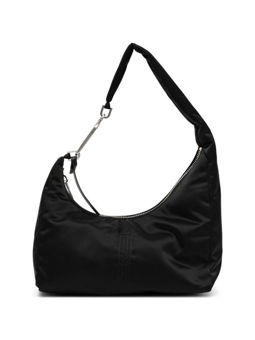 Rick Owens Gemini Small Leather Shoulder Bag - Black - RA01F0821-LBY-09