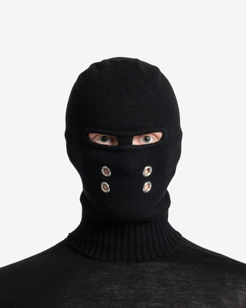 Rick Owens Gimp Balaclava - Black - RU02C7480-WSBR-09