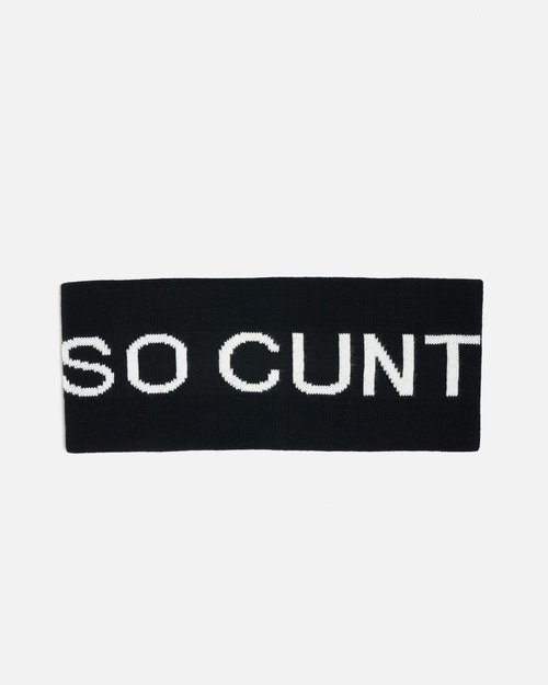 Rick Owens Headband - Black/Milk - DA02C5480-KP4-911