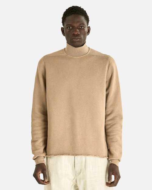Rick Owens Headon Double Sweater - Dirty Pearl - RU02E7263-FSL-88-S