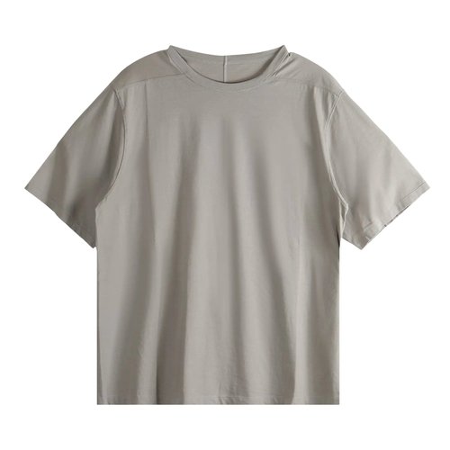 Rick Owens Jersey Brad Tee - Pearl - RU02E1232-JA-08