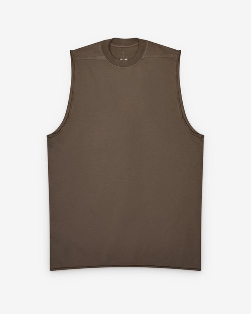Rick Owens Jumbo Sleeveless Tee - Dust - RR02E1108-RIG-34