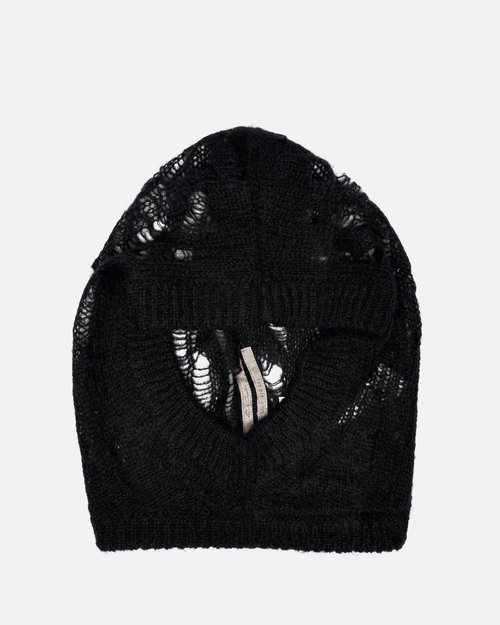 Rick Owens Knit Hood 'Black' - RU01D3480-KNE-MH | Solesense