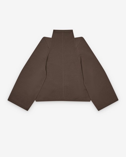 Rick Owens con Top Sweater - Dark Dust - RO02E4657-KW-LH