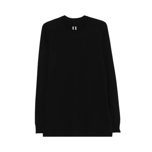 Rick Owens Level Long-Sleeve T-Shirt - Black - RU02E1266-JA-09