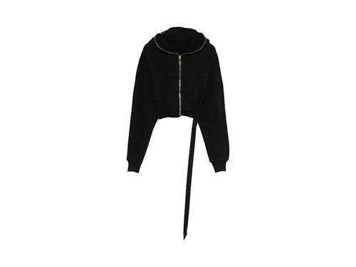 Rick Owens DRKSHDW Collage Gimp Hoodie - Black - RDS01E323-3F-09
