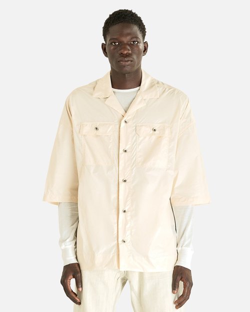 Rick Owens Magnum Tommy Shirt - Cream - RU01F4290-NPS-41-S