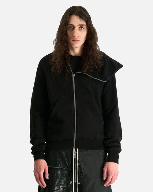 Rick Owens Mountain Hoodie - Black - DU01E3286-F-09-M