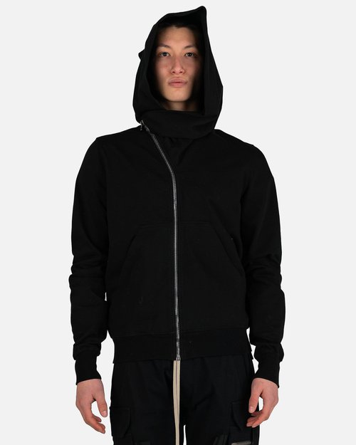Rick Owens Mountain Hoodie - Black - RU01B7286-RIG-09
