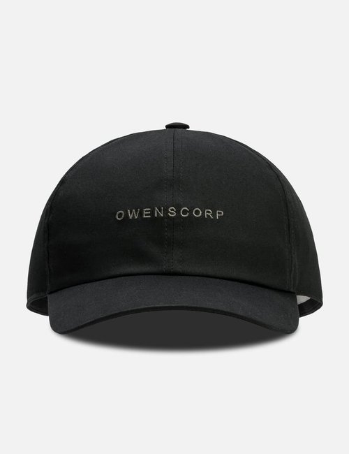 Rick Owens Owenscorp Embroidered Baseball Cap - Black/ Dust