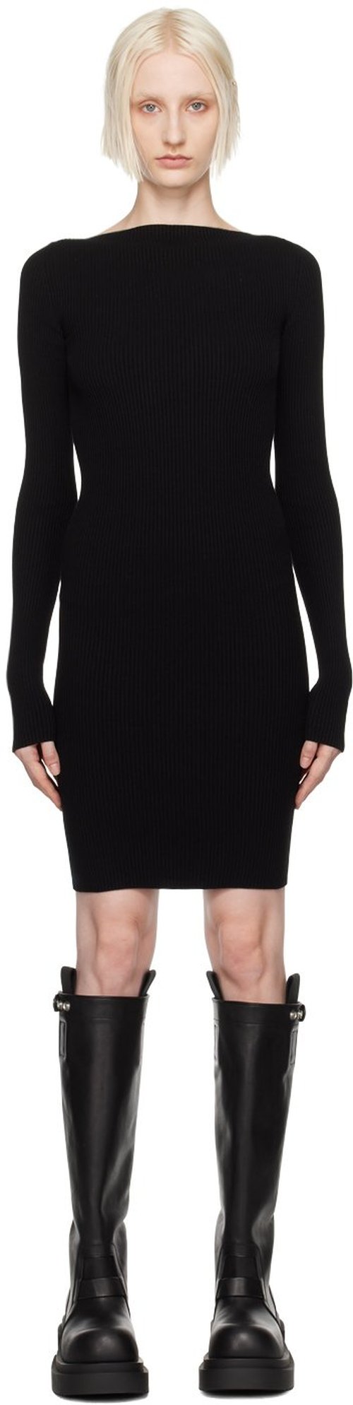 Rick Owens Porterville Al Minidress - Black - RP02D3616 RIBVI09