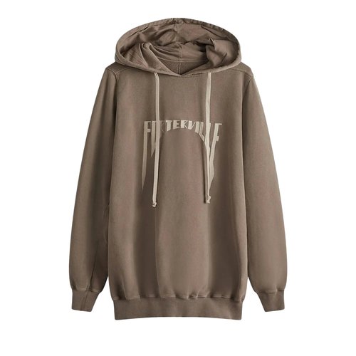 Rick Owens Porterville Hoodie | Brown | Size L - RR02D6282 FEM7 3408
