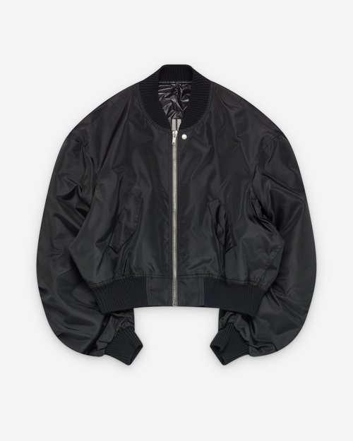 Rick Owens Secchia Flight Jacket - Black