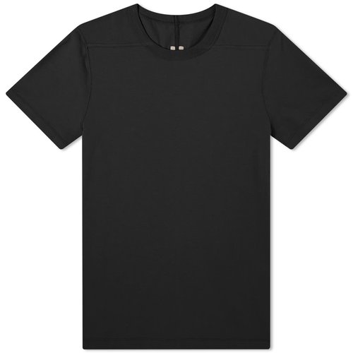 Rick Owens Short Level T-Shirt - Black - RR01D3265-JA-09