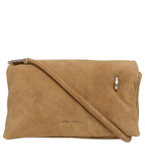 Rick Owens Shoulder Pillow Griffin Bag - Sumi Brown - RA01F0848-LCS-PA