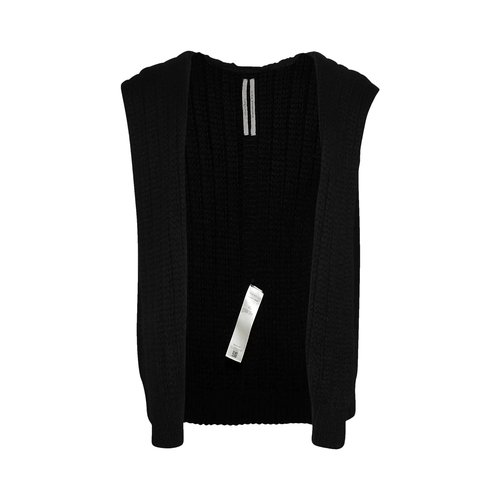 Rick Owens Sleeveless Liner Cardigan - RU02D6661-KW-SE