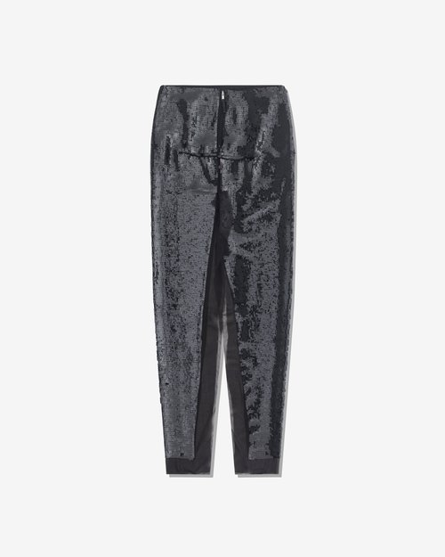 Rick Owens Sliced Skirt - Black - RO02E4387-SE-M1