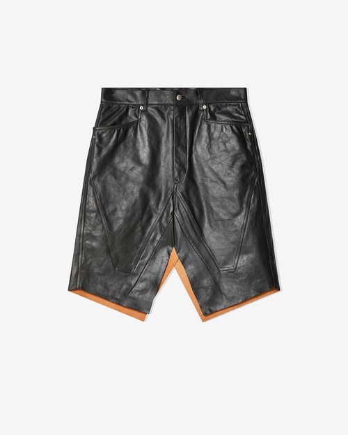 Rick Owens Slivered Skirt - Black - RU01E5345-LTP-09