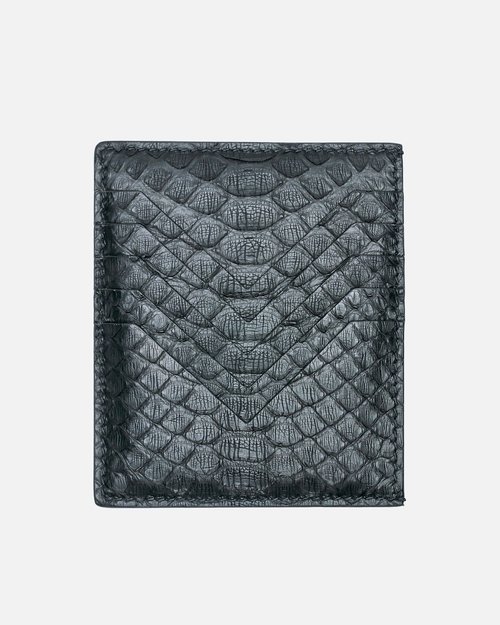 Rick Owens Square Credit Card Holder - Black - RA02D0510-LPYM-09