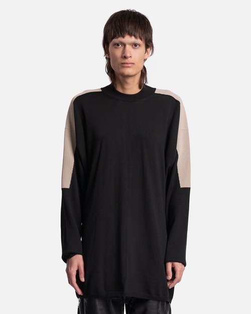 Rick Owens Tommy Sweater - Black/Pearl - RU01C4603-KRI-0908
