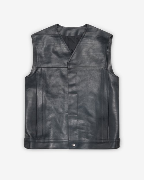 Rick Owens Work Vest - Black - RU01F2768-LGB-09