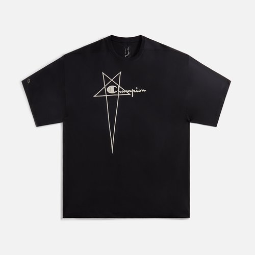Rick Owens x Champion Tommy Tee - Black - 219229-09